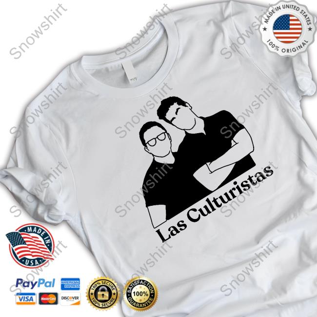 Las Culturistas Merch Las Culturistas White Hooded Sweatshirt