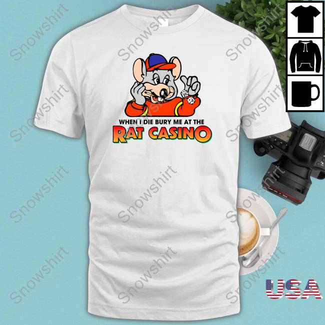 Official Shitheadsteve Merch The Rat Casino T Shirt