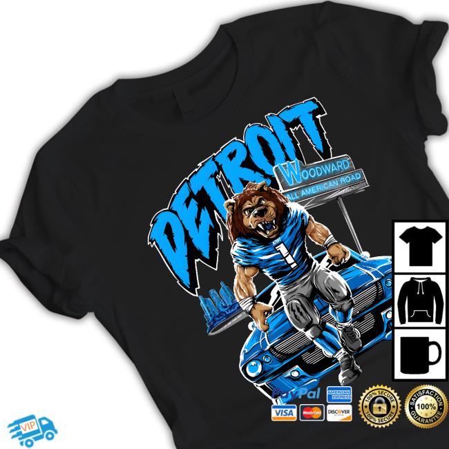Kiwiclo Detroi Woodward All American Road Long Sleeve T Shirt Detroi Woodward All American Road Tee