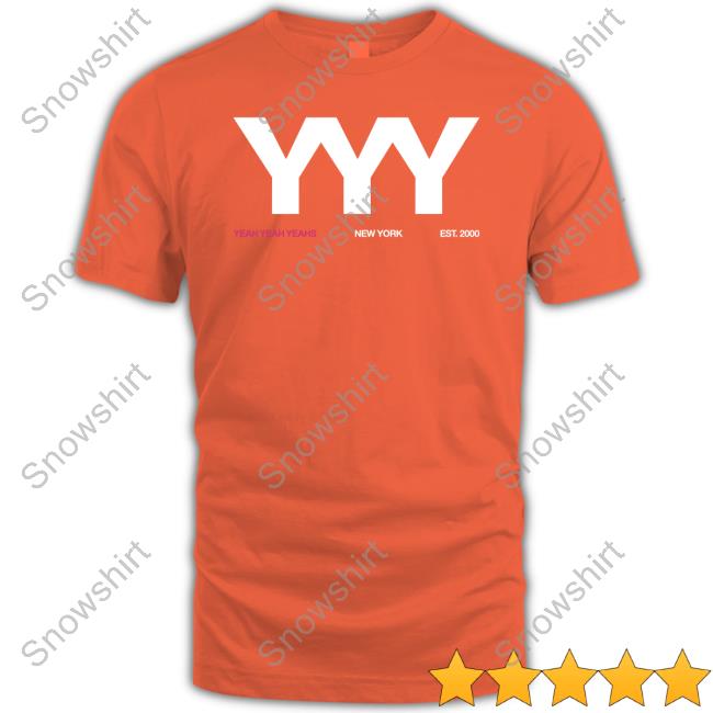 Official Yeah Yeah Yeahs Cool It Down YYY Tee Shirt Yeah Yeah Yeahs Shop Cool It Down YYY Tee Shirt
