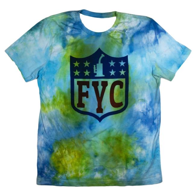 Official Slinger Apparel Store Shop FYC Shirt Blue / Green /Yellow