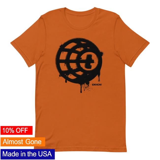 Official IDKHOW Store Tellexx Spray Drip Orange S/s Shirt