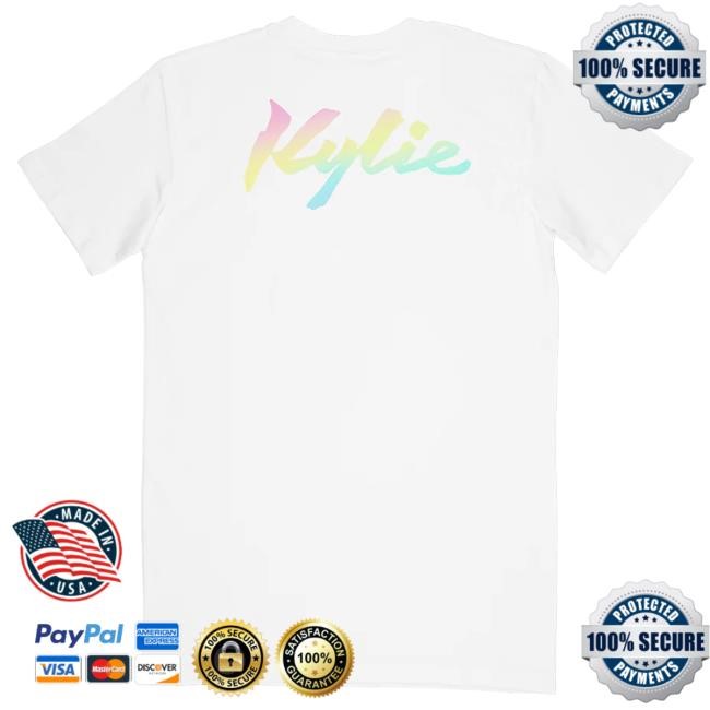 Official Kylie Minogue Merch Store Shop Kylie Minogue Disco Rainbow Attractive Shirt Kylieminogue