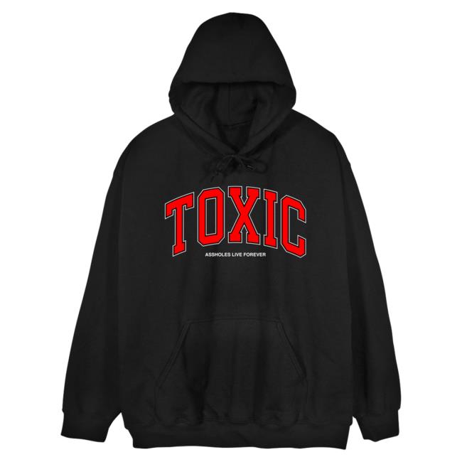 Official Linda Finegold Store Shop Toxic College Black Tee Shirt Lindafinegold Clothing