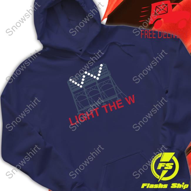 Official Obvious Shirts Shop Light The W Hoodie