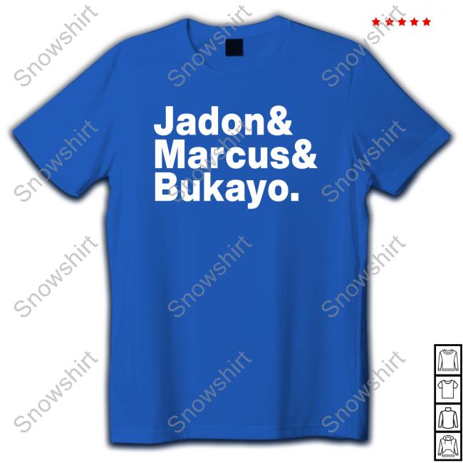 Official Jason Sudeikis Jadon And Marcus And Bukayo Shirt Official Jadon And Marcus And Bukayo T-Shirt