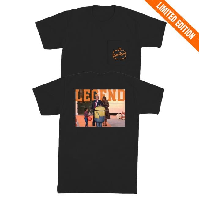 Official Old Row Trump Trick Or Treat Legend Pocket Shirt