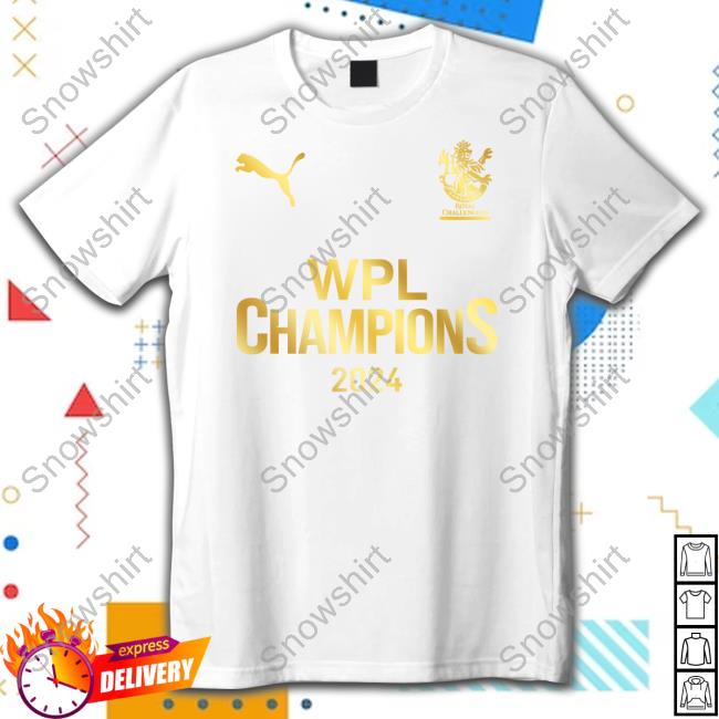 Official WPL Champions 2024 T-Shirts