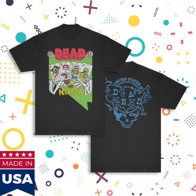 Official Grateful Dead Store Merch Nevada Pt. II United States Of Dead T Shirt | Grateful Dead