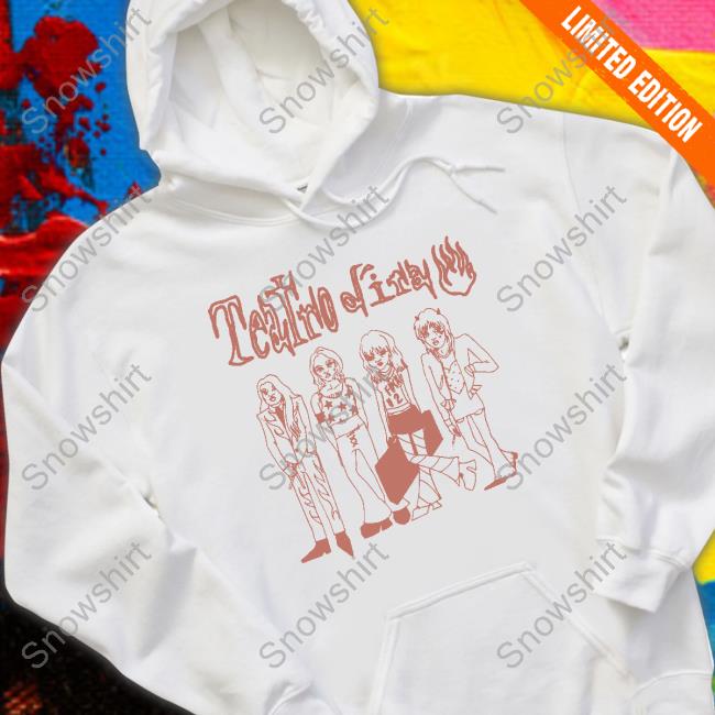 Official Maneskin Merch Teatro D’Ira Doodles Black T-Shirt
