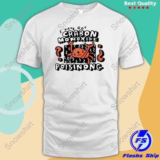 Official Zoë Bread World Merch Tubbo I Have Got Crabon Monoxide Poisinong Shirt