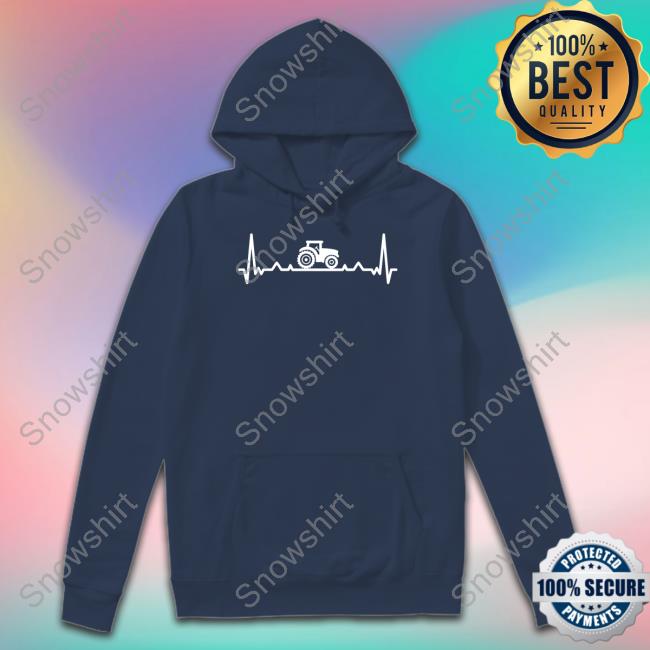 Heartbeat And Tractor Shirt Agrarian Store Heartbeat And Tractor Hoodie