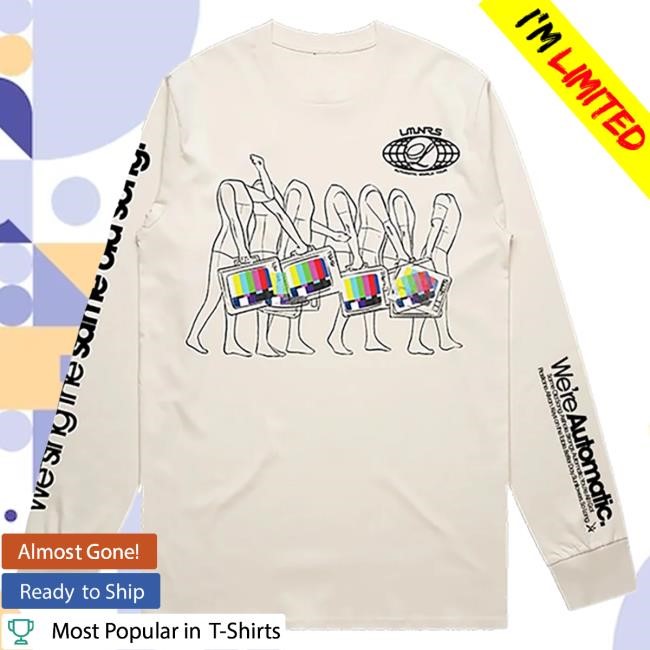 Official Lumineers Store Automatic Tour Long Sleeve T-Shirt