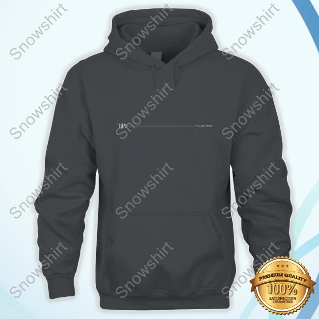 Official Taylor Swift The Tortured Poets Department Spotify Exclusive Black Sweatshirt