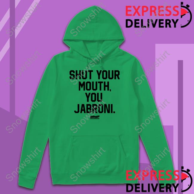 Official Shut Your Mouth You Jabroni Tee Raygun Merch Travis Kelce Shut Your Mouth You Jabroni Shirt