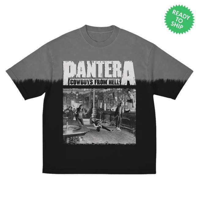 Cowboys From Hell Dip Dye New T-Shirt Pantera